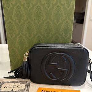Gucci Soho Disco Bag in Black